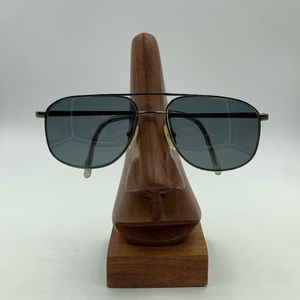 Silver Dollar Tortoise Rectangular Sunglasses